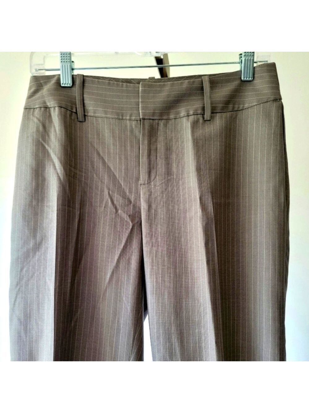 Banana Republic Jackson Fit Women's Pinstripe Wool/Silk Pants Size 8
